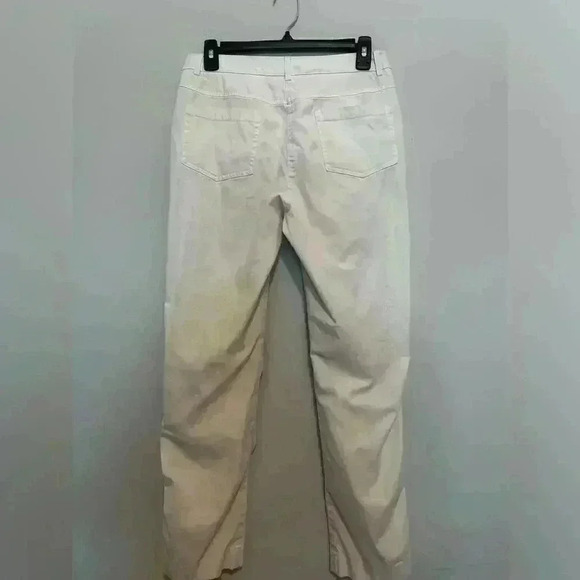 J. McLaughlin White Straight leg Pull on Pant Women’s  Size 4 - Picture 5 of 5